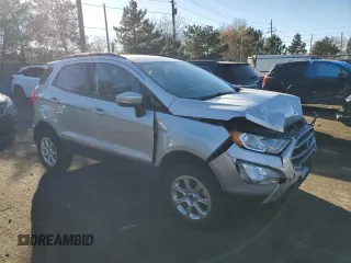 2020 Ford EcoSport SE with VIN MAJ6S3GL8LC362107, listed as a Copart auction lot 83785974 with 38,970 mi miles and Salvage Title. Bid and sale history available at carsss.com. Image 4.