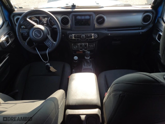 2021 Jeep Gladiator Texas Trail with VIN 1C6JJTAM5ML546356, listed as a Copart auction lot 68625434 with 43,518 mi miles and Salvage Title. Bid and sale history available at carsss.com. Image 8.