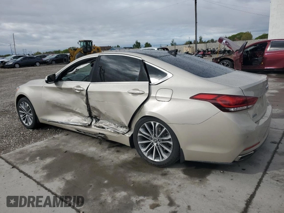 2015 Hyundai Genesis 3.8L z VIN KMHGN4JEXFU041783, wystawiony jako Copart lot #54870485 z przebiegiem 142 146 mil mil oraz Szkoda całkowita • Salvage title. Historia ofert i sprzedaży dostępna na DreamBid. Obrazek 2.