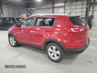 2012 Kia Sportage LX with VIN KNDPB3A29C7224695, listed as a Copart auction lot 53235665 with Not provided miles and Salvage title. Bid and sale history available at DreamBid. Image 2.