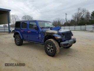 2020 Jeep Wrangler Unlimited Recon with VIN 1C4HJXFN4LW178832, listed as a Copart auction lot 71918762 with Not provided miles and Salvage title. Bid and sale history available at DreamBid. Image 4.