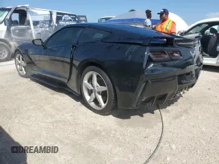 2015 Chevrolet Corvette 1LT with VIN 1G1YA2D71F5107095, listed as a Copart auction lot 74327014 with 0 mi miles and Non Repairable. Bid and sale history available at carsss.com. Image 2.