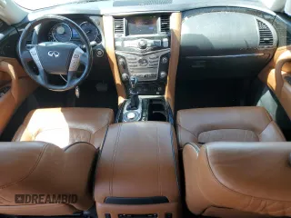 2018 Infiniti QX80 z VIN JN8AZ2NF1J9663159, wystawiony jako Copart lot #57678515 z przebiegiem 109 584 mil mil oraz Szkoda całkowita • Salvage title. Historia ofert i sprzedaży dostępna na DreamBid. Obrazek 8.