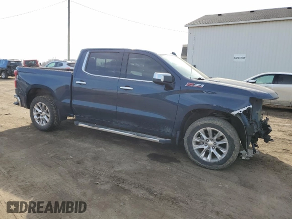 2021 Chevrolet Silverado 1500 LTZ with VIN 3GCUYGET0MG132005, listed as a Copart auction lot 49079175 with 90,246 mi miles and Salvage Title. Bid and sale history available at DreamBid. Image 4.