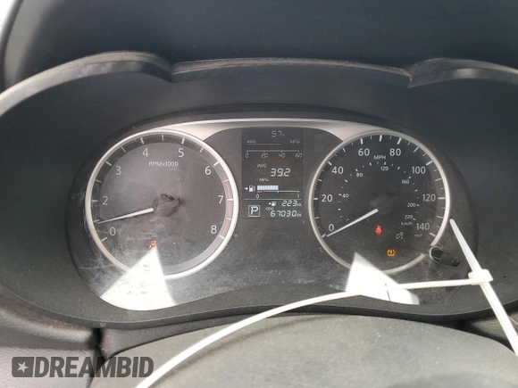 2020 Nissan Versa S with VIN 3N1CN8DV6LL903783, listed as a Copart auction lot 51826585 with 67,030 mi miles and Clean title. Bid and sale history available at DreamBid. Image 9.