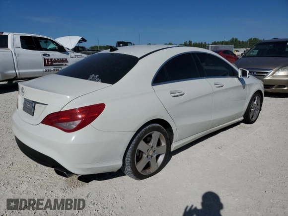 2015 Mercedes-Benz CLA 250 with VIN WDDSJ4EB6FN171506, listed as a Copart auction lot 44922123 with 111,952 mi miles and . Bid and sale history available at DreamBid. Image 3.