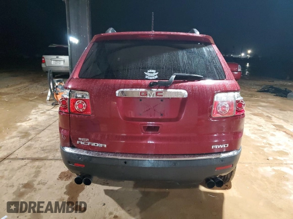 2010 GMC Acadia SLE with VIN 1GKLVLED0AJ121591, listed as a Copart auction lot 81255814 with 162,985 mi miles and Salvage Title. Bid and sale history available at carsss.com. Image 6.