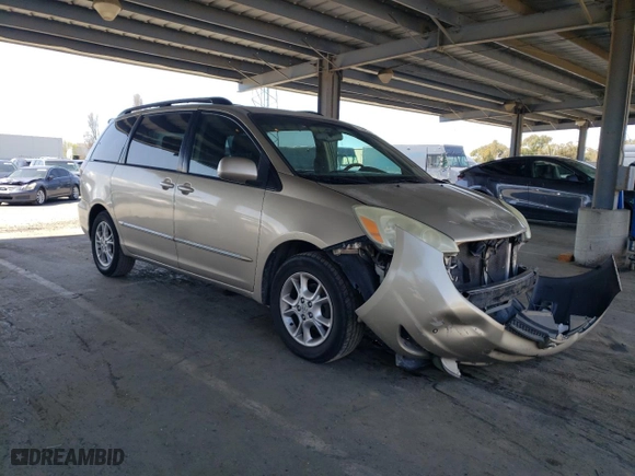 2004 Toyota Sienna XLE with VIN 5TDZA22C64S125370, listed as a Copart auction lot 51349845 with 142,060 mi miles and Salvage Title. Bid and sale history available at carsss.com. Image 4.