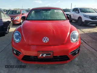 2015 Volkswagen Beetle with VIN 3VW7S7ATXFM807316, listed as a Copart auction lot 74566154 with Not Provided miles and Non Repairable. Bid and sale history available at DreamBid. Image 5.