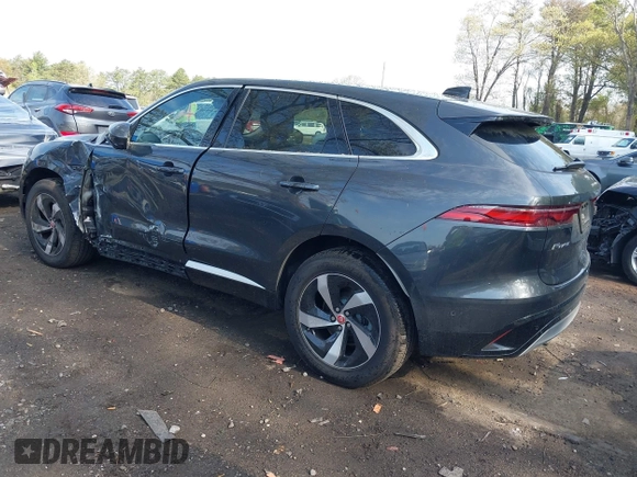 2021 Jaguar F-Pace S with VIN SADCJ2EX1MA672696, listed as a IAAI auction lot 41978596 with 11,136 mi miles and . Bid and sale history available at DreamBid. Image 3.