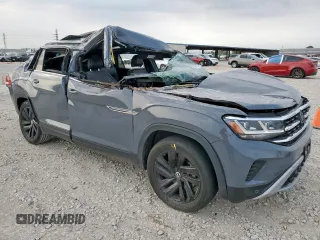 2022 Volkswagen Atlas SE with VIN 1V2JE2CA5NC222009, listed as a Copart auction lot 58000185 with 64,173 mi miles and Salvage title. Bid and sale history available at DreamBid. Image 4.
