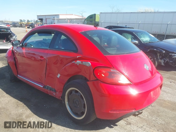 2012 Volkswagen Beetle 2.5L w/Sound/Nav PZEV with VIN 3VWJP7AT6CM620285, listed as a IAAI auction lot 42094101 with 125,737 mi miles and . Bid and sale history available at DreamBid. Image 3.