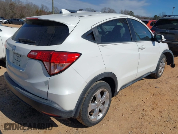 2016 Honda HR-V EX with VIN 3CZRU5H5XGM747289, listed as a IAAI auction lot 41635506 with 24,520 mi miles. Bid and sale history available at carsss.com. Image 4.