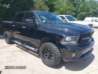 2014 Ram 1500 Express z VIN 1C6RR6KG5ES454063, wystawiony jako IAAI lot #42461593 z przebiegiem 118 090 mil mil oraz . Historia ofert i sprzedaży dostępna na DreamBid. Obrazek 1.