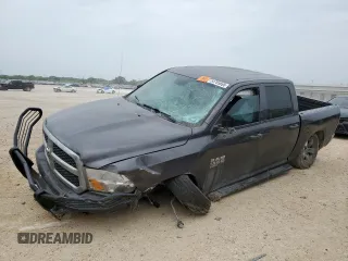 2019 Ram 1500 Tradesman z VIN 1C6RR6KG1KS620140, wystawiony jako Copart lot #54765695 z przebiegiem 144 458 mil mil oraz Szkoda całkowita • Salvage title. Historia ofert i sprzedaży dostępna na DreamBid. Obrazek 1.