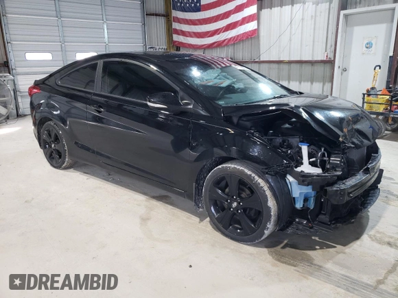 2013 Hyundai Elantra Coupe SE with VIN KMHDH6AE4DU017465, listed as a Copart auction lot 47113665 with 69,487 mi miles and Salvage Title. Bid and sale history available at carsss.com. Image 4.