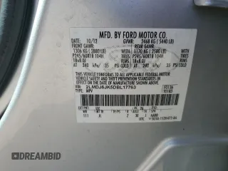 2013 Lincoln MKX with VIN 2LMDJ6JK5DBL17763, listed as a Copart auction lot 45887545 with 124,363 mi miles and Salvage Title. Bid and sale history available at carsss.com. Image 13.
