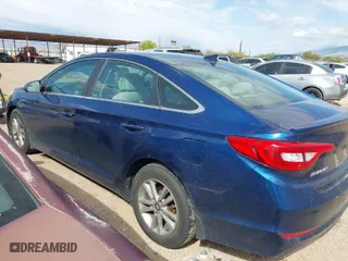 2015 Hyundai Sonata 2.4L SE with VIN 5NPE24AF7FH199408, listed as a IAAI auction lot 41978133 with 107,663 mi miles. Bid and sale history available at carsss.com. Image 3.