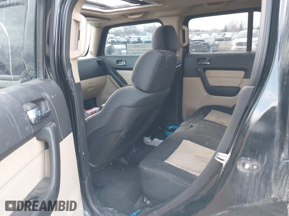 2008 Hummer H3 SUV with VIN 5GTEN13E288105892, listed as a IAAI auction lot 41812651 with 217,426 mi miles. Bid and sale history available at carsss.com. Image 8.
