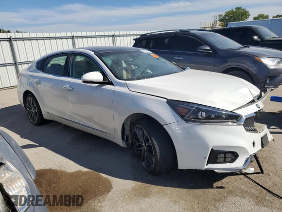 2017 Kia Cadenza Technology with VIN KNALC4J17H5069914, listed as a Copart auction lot 69973524 with 0 mi miles and Salvage Title. Bid and sale history available at carsss.com. Image 4.