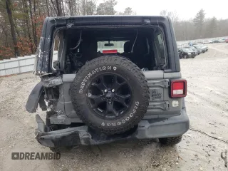 2021 Jeep Wrangler Unlimited Sport S with VIN 1C4HJXDN8MW586934, listed as a Copart auction lot 47842895 with 48,946 mi miles and Salvage Title. Bid and sale history available at carsss.com. Image 6.