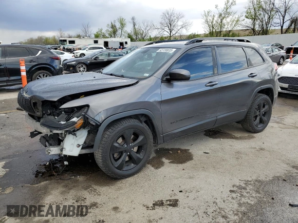2020 Jeep Cherokee Altitude with VIN 1C4PJLLB3LD606481, listed as a Copart auction lot 52720835 with 74,698 mi miles and Salvage title. Bid and sale history available at DreamBid. Image 1.