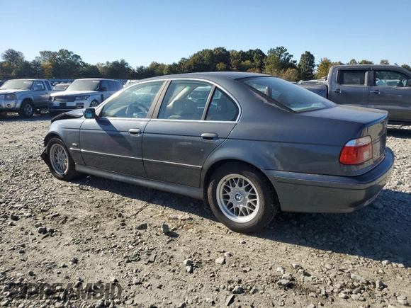 2001 BMW 5 Series 525i with VIN WBADT33401GF40448, listed as a Copart auction lot 76770544 with 266,650 mi miles and Salvage Title. Bid and sale history available at carsss.com. Image 2.