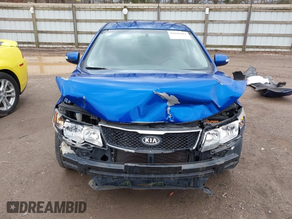 2010 Kia Forte SX with VIN KNAFW4A3XA5250341, listed as a IAAI auction lot 41698461 with 124,334 mi miles. Bid and sale history available at carsss.com. Image 12.
