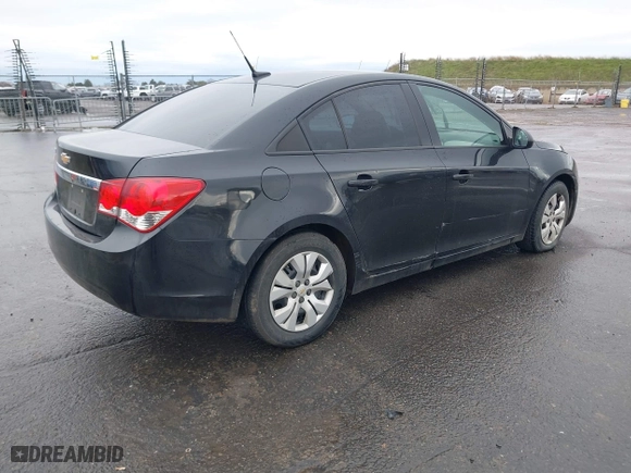 2013 Chevrolet Cruze LS with VIN 1G1PA5SH4D7278305, listed as a IAAI auction lot 41481198 with 169,668 mi miles. Bid and sale history available at carsss.com. Image 4.