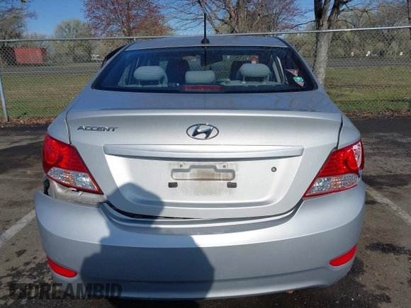 2013 Hyundai Accent GLS with VIN KMHCT4AE4DU477465, listed as a IAAI auction lot 41930256 with 48,877 mi miles and . Bid and sale history available at carsss.com. Image 17.
