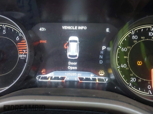 2017 Jeep Cherokee Limited with VIN 1C4PJMDBXHW520195, listed as a IAAI auction lot 41478980 with 125,285 mi miles and . Bid and sale history available at DreamBid. Image 7.