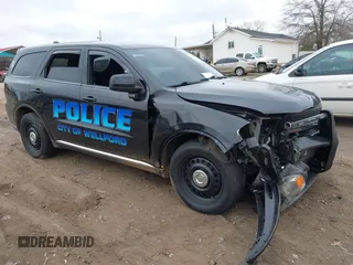 2020 Dodge Durango Pursuit with VIN 1C4SDJFT5LC432154, listed as a IAAI auction lot 41420777 with 60,059 mi miles and . Bid and sale history available at DreamBid. Image 1.