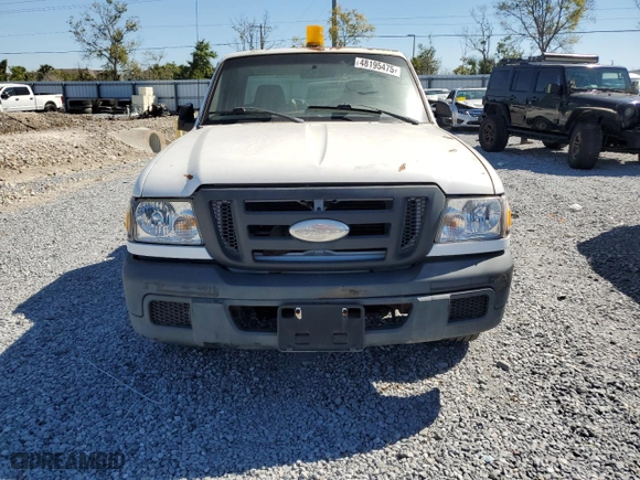 2007 Ford Ranger XL with VIN 1FTYR10UX7PA10070, listed as a Copart auction lot 48195475 with 0 mi miles and Salvage Title. Bid and sale history available at carsss.com. Image 5.