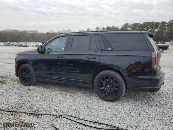2021 Cadillac Escalade Sport Platinum with VIN 1GYS4GKL9MR266464, listed as a Copart auction lot 44326515 with 45,464 mi miles and Salvage Title. Bid and sale history available at carsss.com. Image 2.