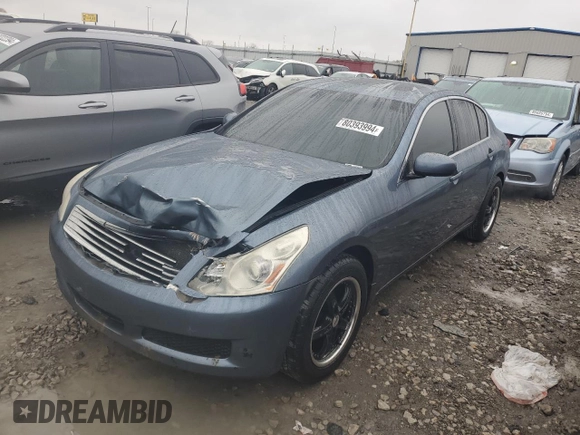 2008 Infiniti G35 Sedan x with VIN JNKBV61F68M268862, listed as a Copart auction lot 80393994 with 226,917 mi miles and Salvage Title. Bid and sale history available at carsss.com. Image 1.