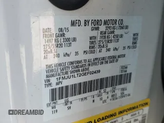 2016 Ford Expedition Platinum с VIN 1FMJU1LT2GEF02439, выставлен на аукционе Copart как лот 79284124 с пробегом 91 166 миль миль и Списание • Salvage title. История ставок и продаж доступна на DreamBid. Изображение 13.