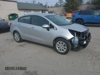 2016 Kia Rio LX with VIN KNADM4A34G6688109, listed as a IAAI auction lot 41753366 with 109,627 mi miles. Bid and sale history available at carsss.com. Image 1.