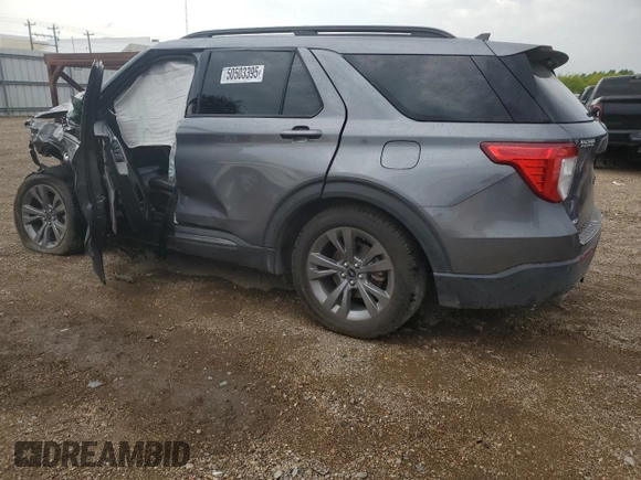 2022 Ford Explorer XLT z VIN 1FMSK7DH8NGA33169, wystawiony jako Copart lot #50503395 z przebiegiem 78 955 mil mil oraz Szkoda całkowita • Salvage title. Historia ofert i sprzedaży dostępna na DreamBid. Obrazek 2.