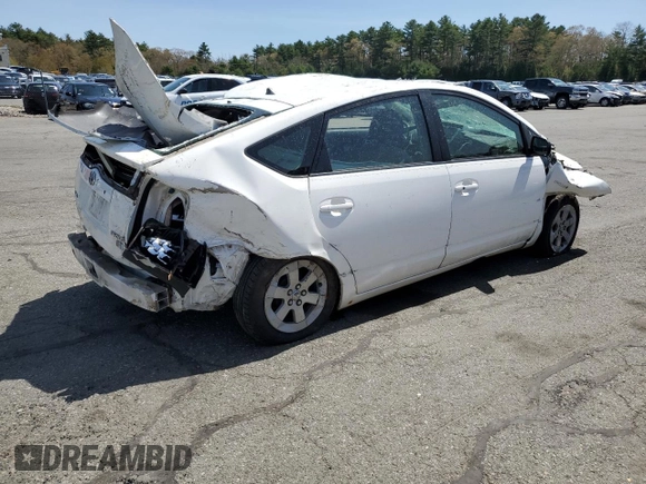 2007 Toyota Prius with VIN JTDKB20U977618050, listed as a Copart auction lot 55099415 with Not Provided miles and Salvage Title. Bid and sale history available at DreamBid. Image 3.