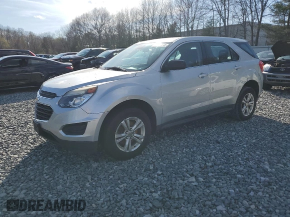2016 Chevrolet Equinox LS with VIN 2GNFLEEK9G6350714, listed as a Copart auction lot 54274545 with 100,621 mi miles and Clean Title. Bid and sale history available at DreamBid. Image 1.