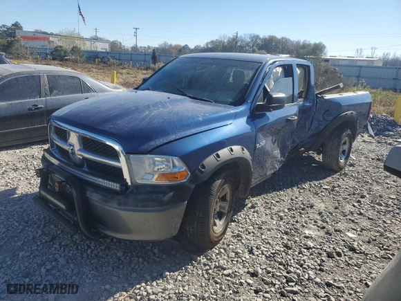 2010 Dodge Ram 1500 ST with VIN 1D7RB1GK1AS117290, listed as a Copart auction lot 85332774 with 201,169 mi miles and Salvage Title. Bid and sale history available at carsss.com. Image 1.