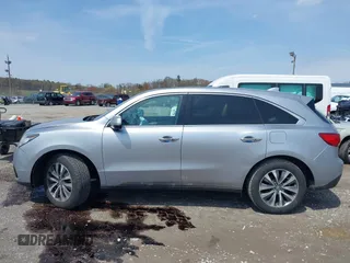 2016 Acura MDX w/Tech with VIN 5FRYD4H47GB039491, listed as a IAAI auction lot 42025711 with 124,491 mi miles. Bid and sale history available at carsss.com. Image 14.