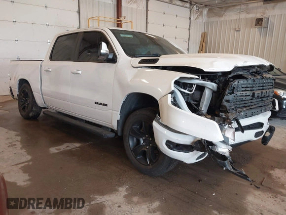2020 Ram 1500 Big Horn with VIN 1C6SRFFTXLN241064, listed as a IAAI auction lot 42268373 with 116,167 mi miles and . Bid and sale history available at DreamBid. Image 1.