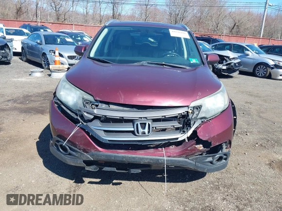 2012 Honda CR-V EX-L with VIN 5J6RM4H73CL025900, listed as a IAAI auction lot 41848416 with 229,349 mi miles. Bid and sale history available at carsss.com. Image 12.
