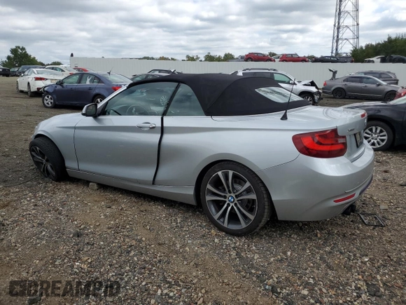 2016 BMW 2 Series 228i xDrive with VIN WBA1L9C58GV325254, listed as a Copart auction lot 74321854 with 69,174 mi miles and Salvage Title. Bid and sale history available at carsss.com. Image 2.