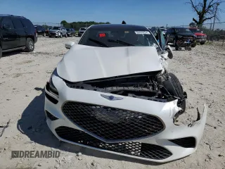 2023 Genesis G70 3.3T with VIN KMTG54TE1PU107920, listed as a Copart auction lot 58430254 with Not Provided miles and Salvage Title. Bid and sale history available at DreamBid. Image 5.