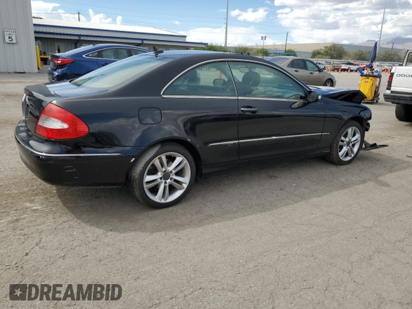 2008 Mercedes-Benz CLK 350 with VIN WDBTJ56H68F238690, listed as a Copart auction lot 72614554 with 116,216 mi miles and Salvage Title. Bid and sale history available at DreamBid. Image 3.