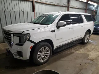 2023 GMC Yukon XL SLT with VIN 1GKS2GKD7PR114941, listed as a Copart auction lot 50928805 with 40,887 mi miles and Salvage Title. Bid and sale history available at carsss.com. Image 1.