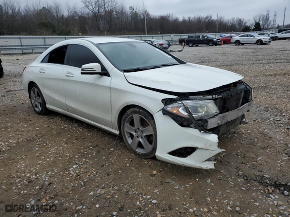 2015 Mercedes-Benz CLA-Class CLA 250 with VIN WDDSJ4EB7FN211396, listed as a Copart auction lot 45228645 with 161,633 mi miles and Salvage Title. Bid and sale history available at carsss.com. Image 4.