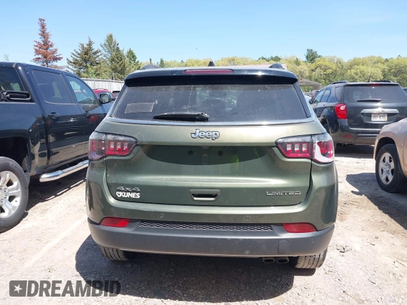 2021 Jeep Compass Limited with VIN 3C4NJDCB4MT599954, listed as a IAAI auction lot 42230778 with 112,647 mi miles and . Bid and sale history available at DreamBid. Image 16.